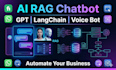 build custom rag chatbot with langchain, pinecone and gpt ai