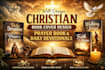 design christian book cover design, prayer book daily devotionals