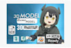 create 3d character models for vtuber, anime, 3d rigging, vroid or vrchat