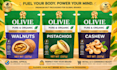 design healthy nuts frozen fruits tea packaging