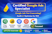 audit and optimize your underperforming campaign as a google ads specialist