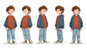 draw a digital cartoon illustration