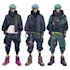 design anime character, cyberpunk character