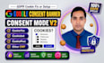 fix or setup ccpa, gdpr cookie consent banner and google consent mode v2 via GTM