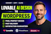convert lovable ai design to wordpress pixel perfect