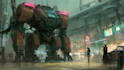 design sci fi mecha and robot concept art