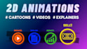 create animated intros, outros and explainer videos