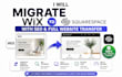 migrate wix to squarespace with SEO and full website transfer