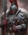 create epic warhammer 40k character illustrations