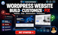 develop, customize, fix wordpress website, bugs and woocommerce