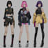 design anime character , cyberpunk character