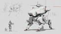 draw or design mechs robots concepts