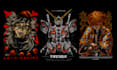 design custom scribble anime artwork for t shirt and merch