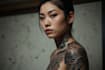 making a japanese style tattoo art