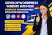 develop wordpress website business elementor pro wordpress developer responsive