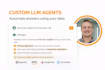 build custom llm agents using your data