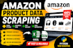 scrape amazon product data, prices, reviews into excel CSV