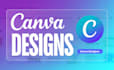design canva social media posts and infographics