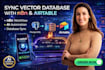 sync vector database with n8n and airtable