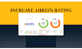 increase url rating ahrefs dr,ur rating 80 plus quickly