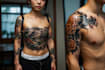 make a japanese style tattoo art