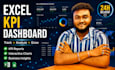 create professional excel dashboards and KPI reports