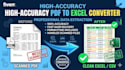 convert PDF to excel services