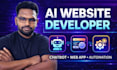 build an ai website, chatbot, and custom ai web application