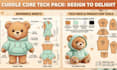 create plushie reference sheet custom stuffed toys animal ych concept tech pack