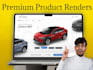 design stunning 3d showcase renders for your app or product