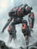 do custom digital anime mecha art illustration
