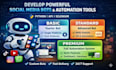 create social media bot, instagram api bot, facebook bot, tiktok bot