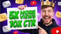 create high CTR youtube thumbnails
