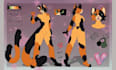 furry ref sheet furry reference sheet anthro ref sheet fursona ref sheet furry