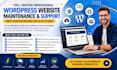 provide wordpress website maintenance and monthly support