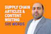 write articles on logistics and supply chain management