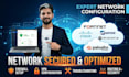 setup and secure cisco, fortigate, pfsense, mikrotik, f5 firewall