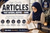 write self improvement, wellness and relationship blog articles