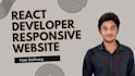 responsive react website and java applications