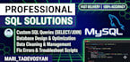 write professional sql queries for your database