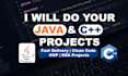 develop java and c plus plus projects with clean code and explanation