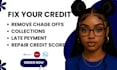 charge off collection and late payment