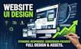 do figma website design, website ui ux design, ui ux design