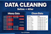 clean, preprocess and prepare your dataset