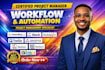 setup workflow project management on clickup, monday, asana, airtable, slack