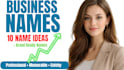 create unique and catchy business name ideas