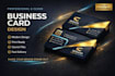 design unique and modern business card