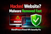 remove malware and secure your server website cpanel directadmin vps