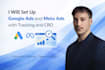 set up google ads and meta ads with tracking and cro