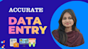 do data entry work